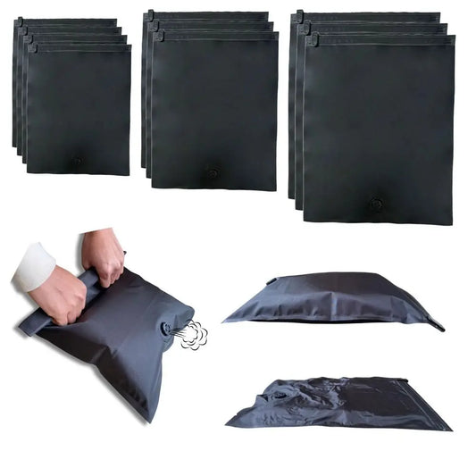 Hand Roll Vacuum Bags – Pack 50% More in Your Carry-On