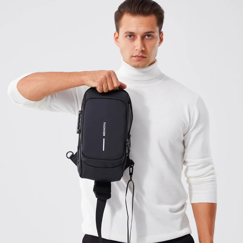 Anti-Theft Shoulder Bag – Waterproof Crossbody Bag for Men & Women