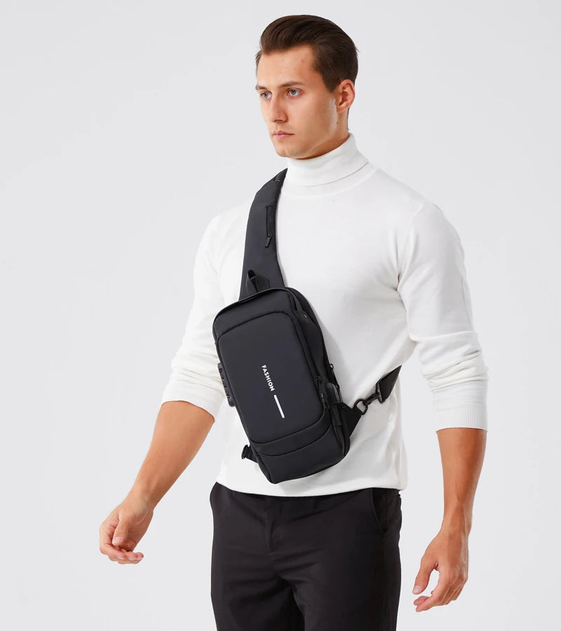 Anti-Theft Shoulder Bag – Waterproof Crossbody Bag for Men & Women