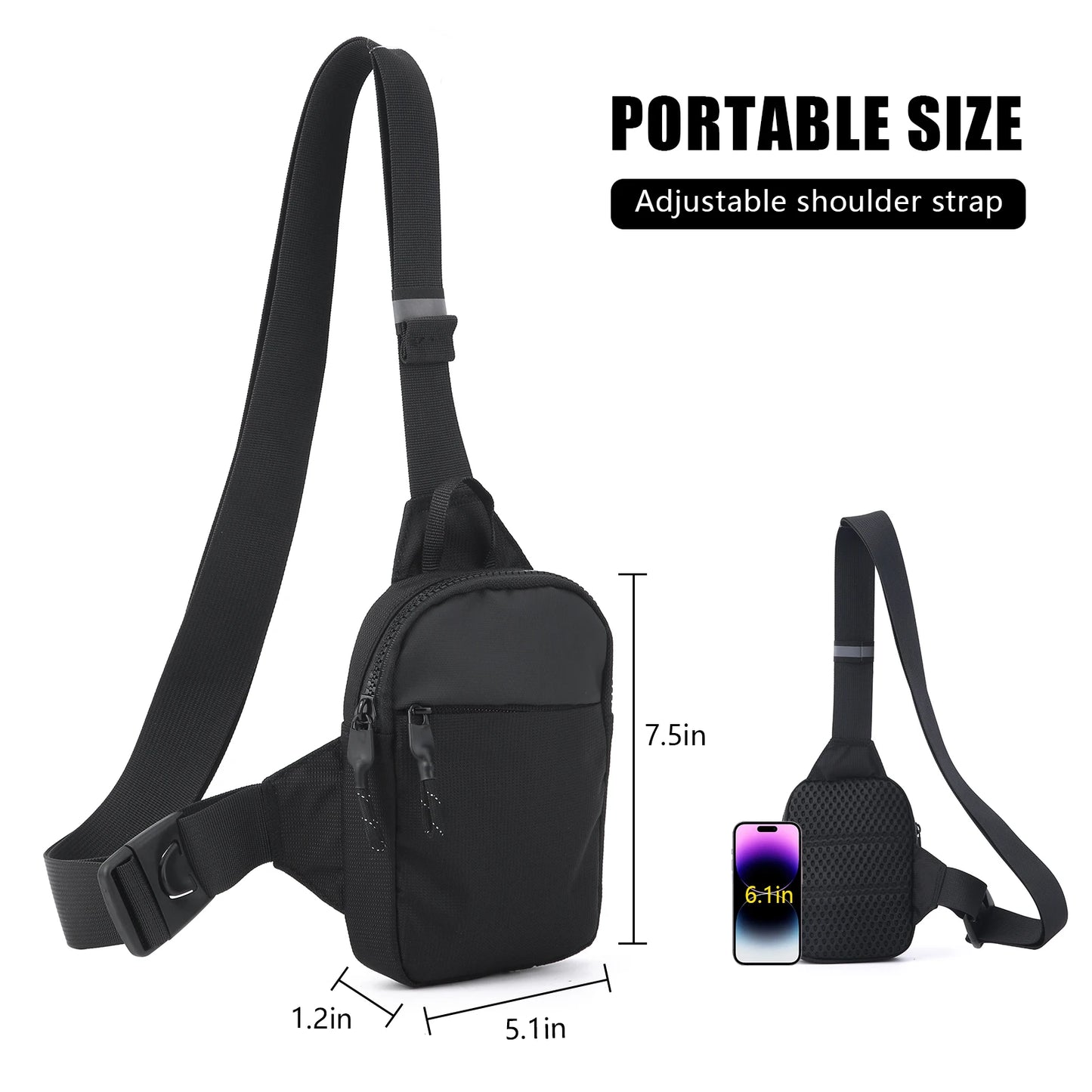Anti-Theft Crossbody Bag – RFID Blocking Travel Bag for Men