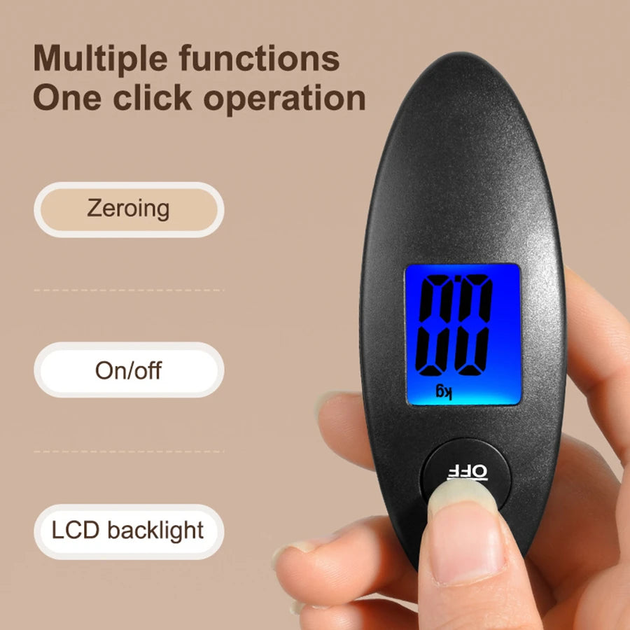 Digital Luggage Scale – Never Pay Overweight Fees Again"
