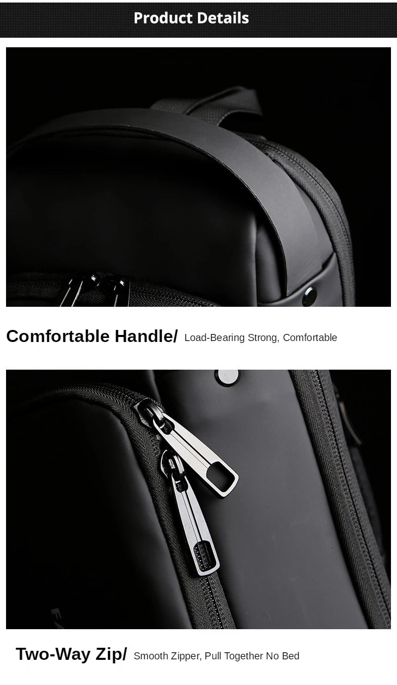 Anti-Theft Shoulder Bag – Waterproof Crossbody Bag for Men & Women