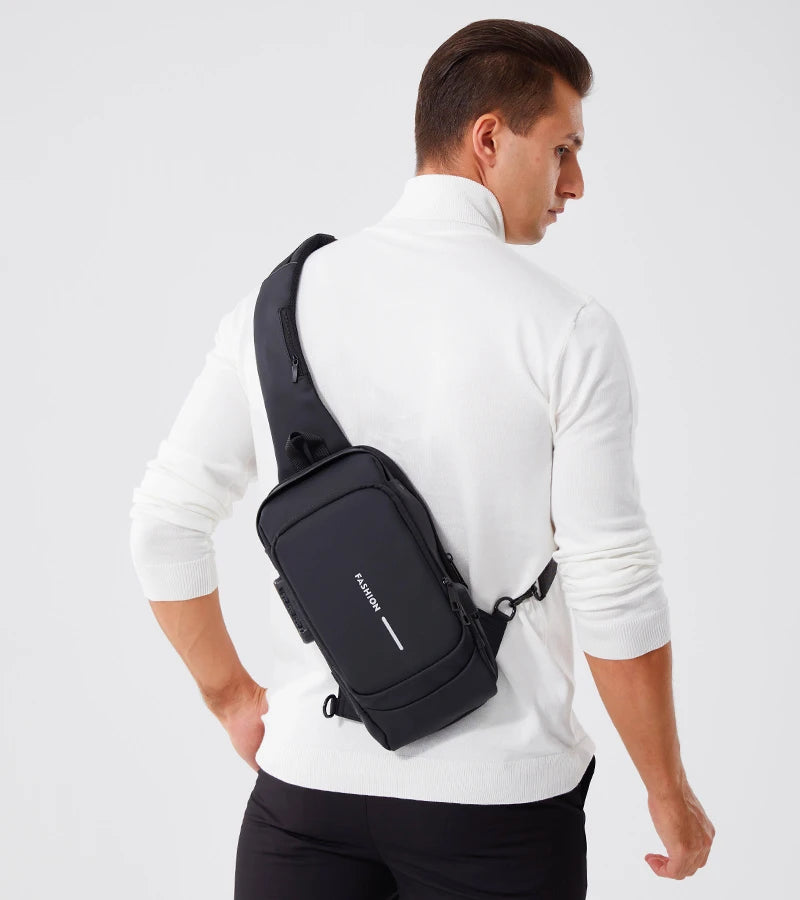 Anti-Theft Shoulder Bag – Waterproof Crossbody Bag for Men & Women