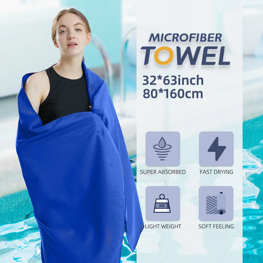 Quick-Dry Microfiber Travel Towel – Lightweight & Compact