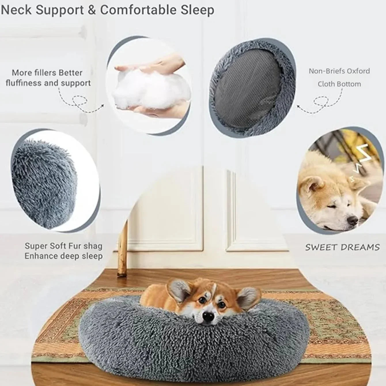 Odyssia Calming Donut Bed — The Cloud Your Pet Deserves