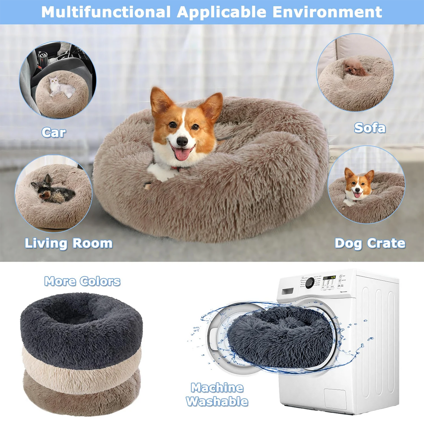Odyssia Calming Donut Bed — The Cloud Your Pet Deserves