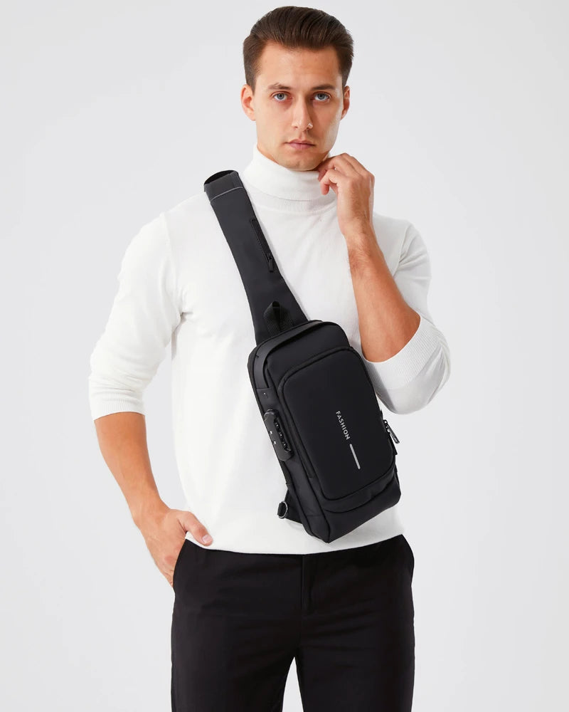 Anti-Theft Shoulder Bag – Waterproof Crossbody Bag for Men & Women
