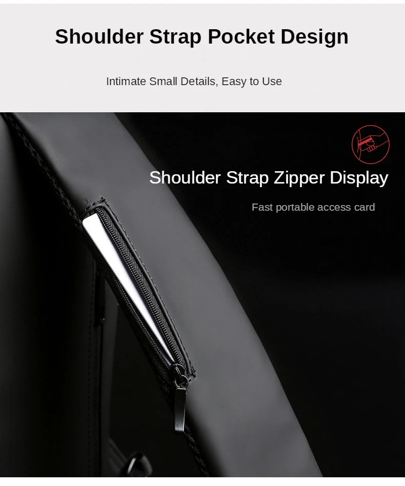 Anti-Theft Shoulder Bag – Waterproof Crossbody Bag for Men & Women