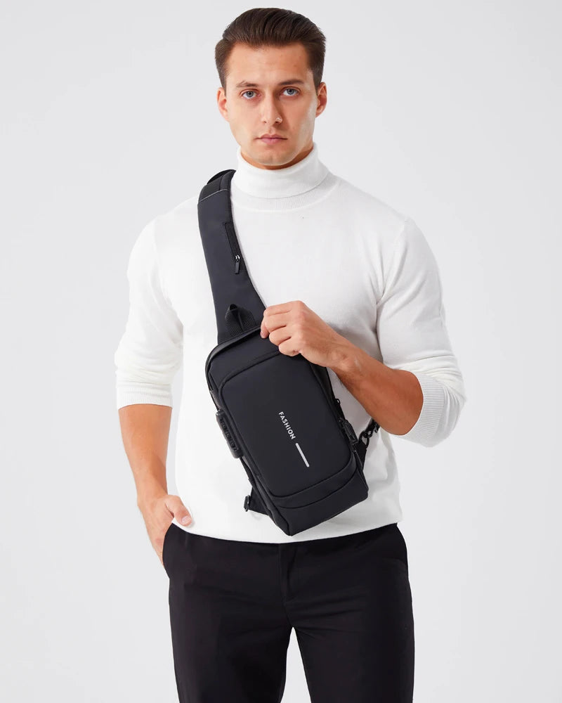 Anti-Theft Shoulder Bag – Waterproof Crossbody Bag for Men & Women