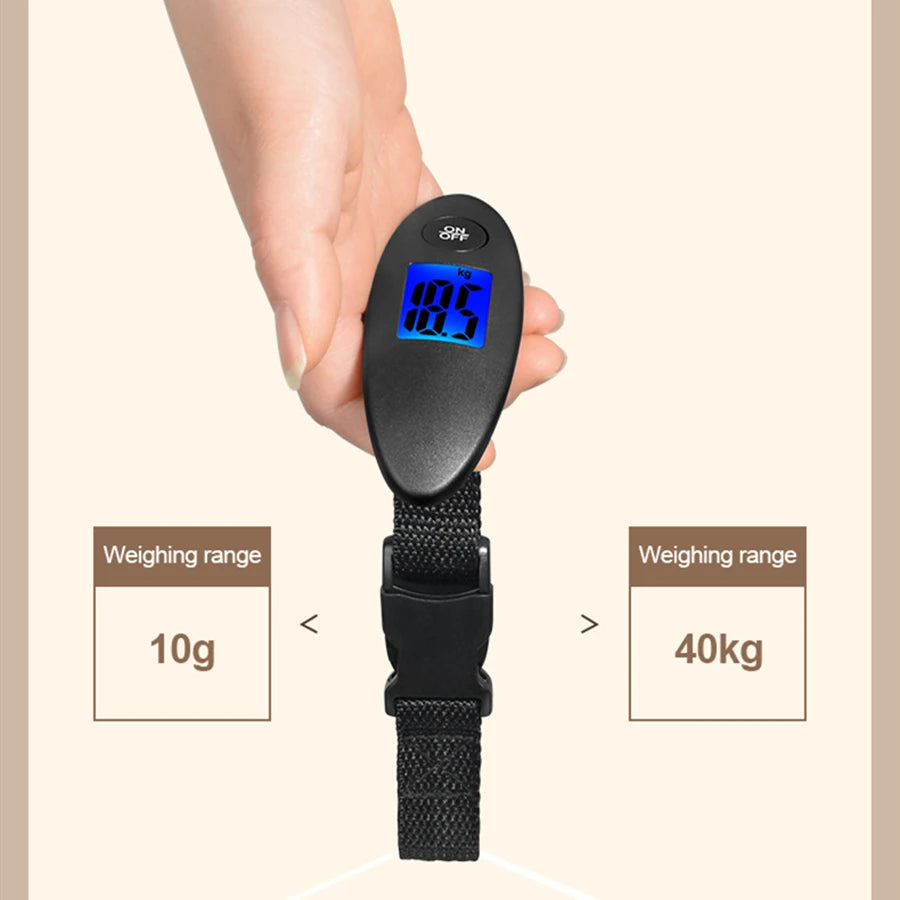 Digital Luggage Scale – Never Pay Overweight Fees Again"