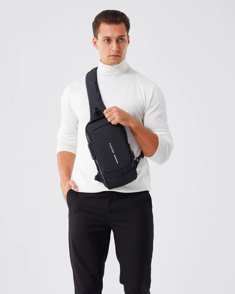 Anti-Theft Shoulder Bag – Waterproof Crossbody Bag for Men & Women