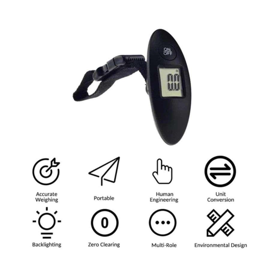 Digital Luggage Scale – Never Pay Overweight Fees Again"
