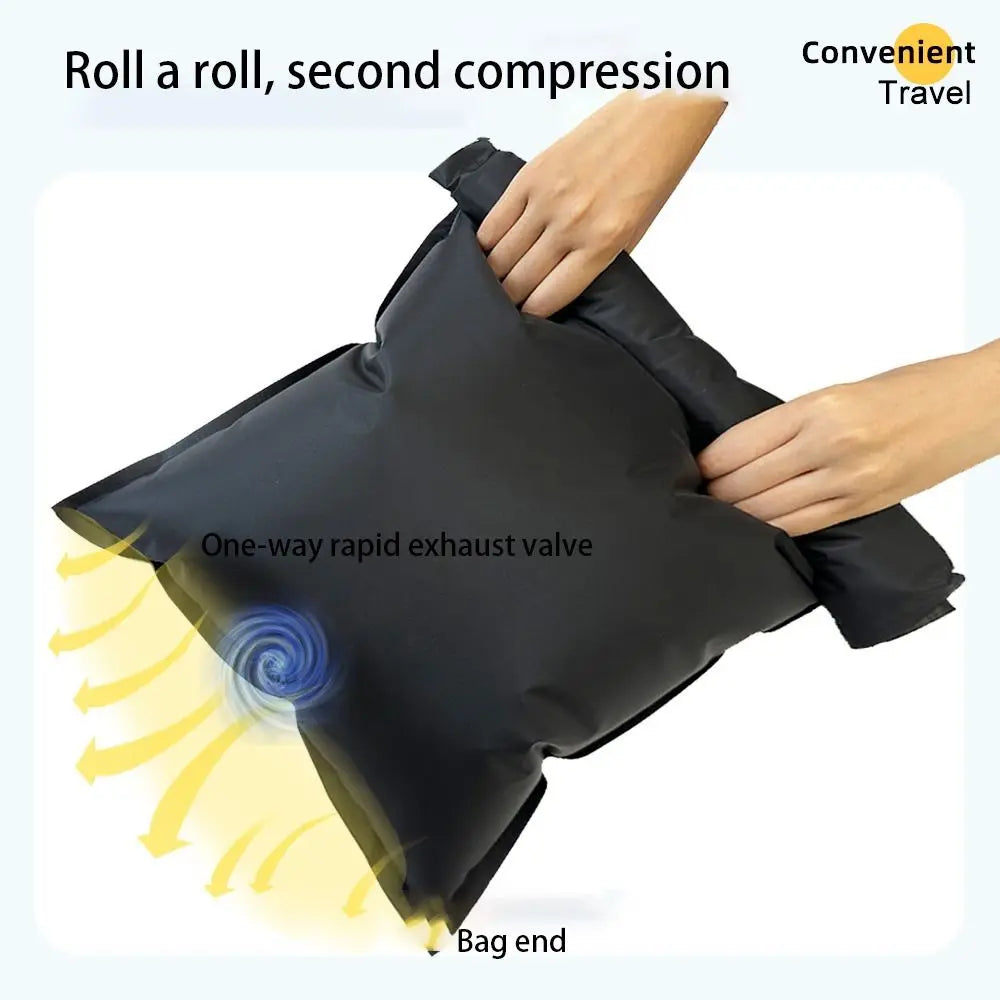Hand Roll Vacuum Bags – Pack 50% More in Your Carry-On