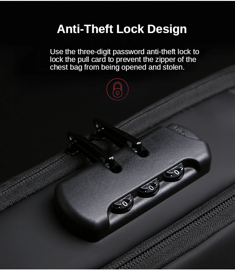 Anti-Theft Shoulder Bag – Waterproof Crossbody Bag for Men & Women