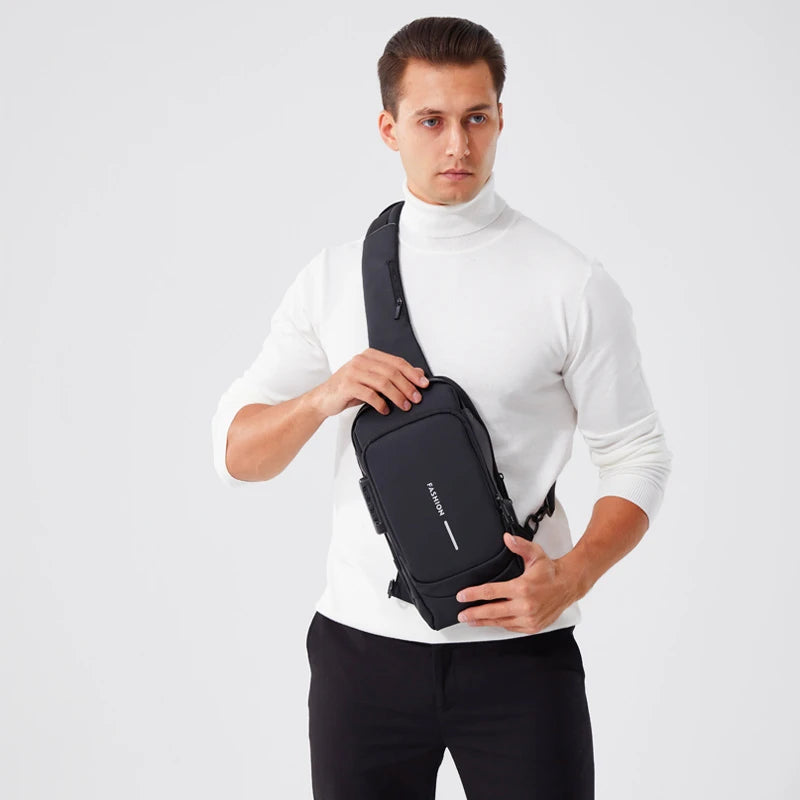 Anti-Theft Shoulder Bag – Waterproof Crossbody Bag for Men & Women