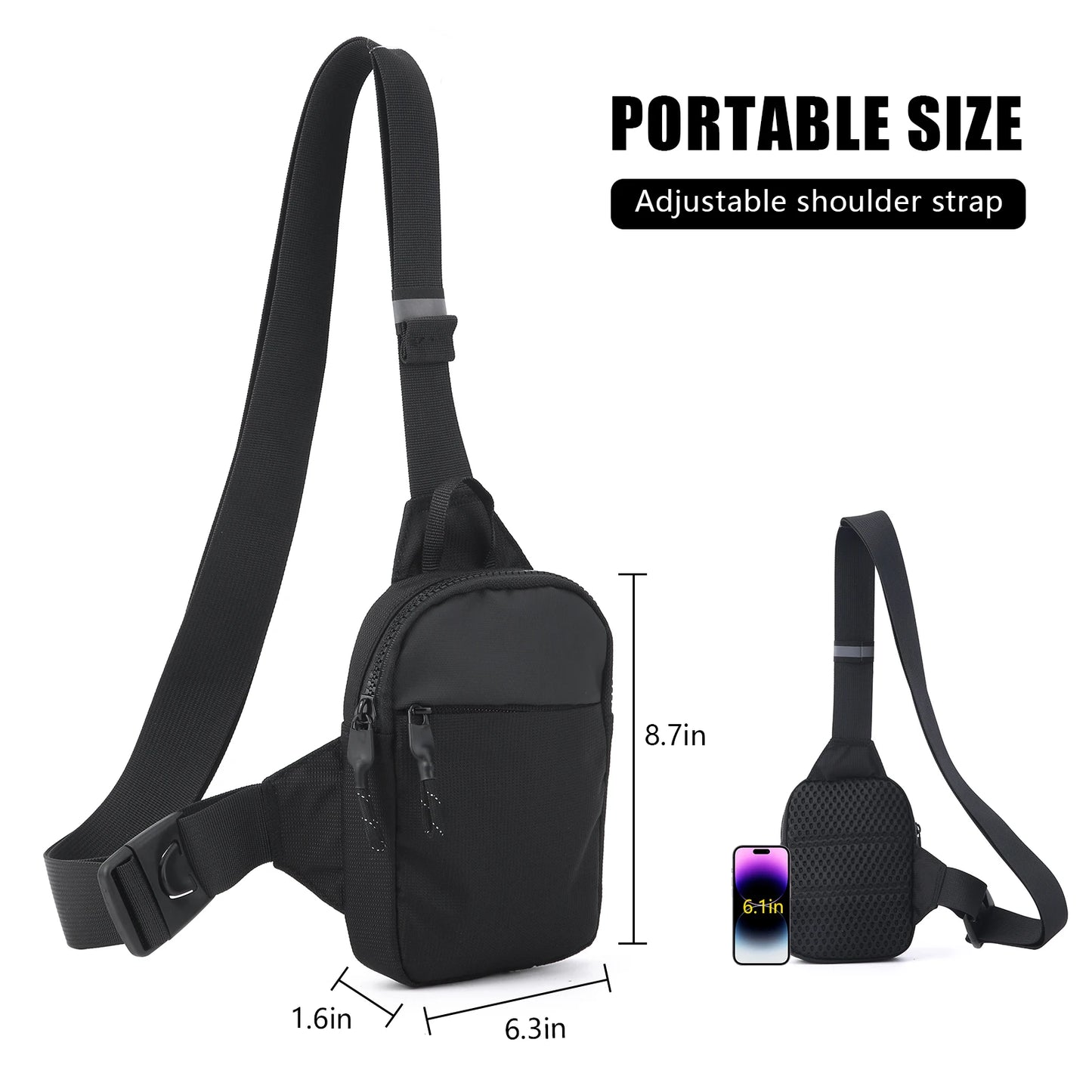 Anti-Theft Crossbody Bag – RFID Blocking Travel Bag for Men